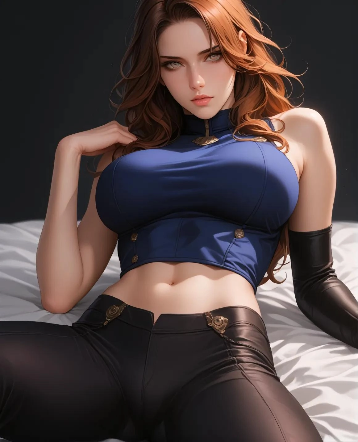 AI眼中的欧美冷峻美女