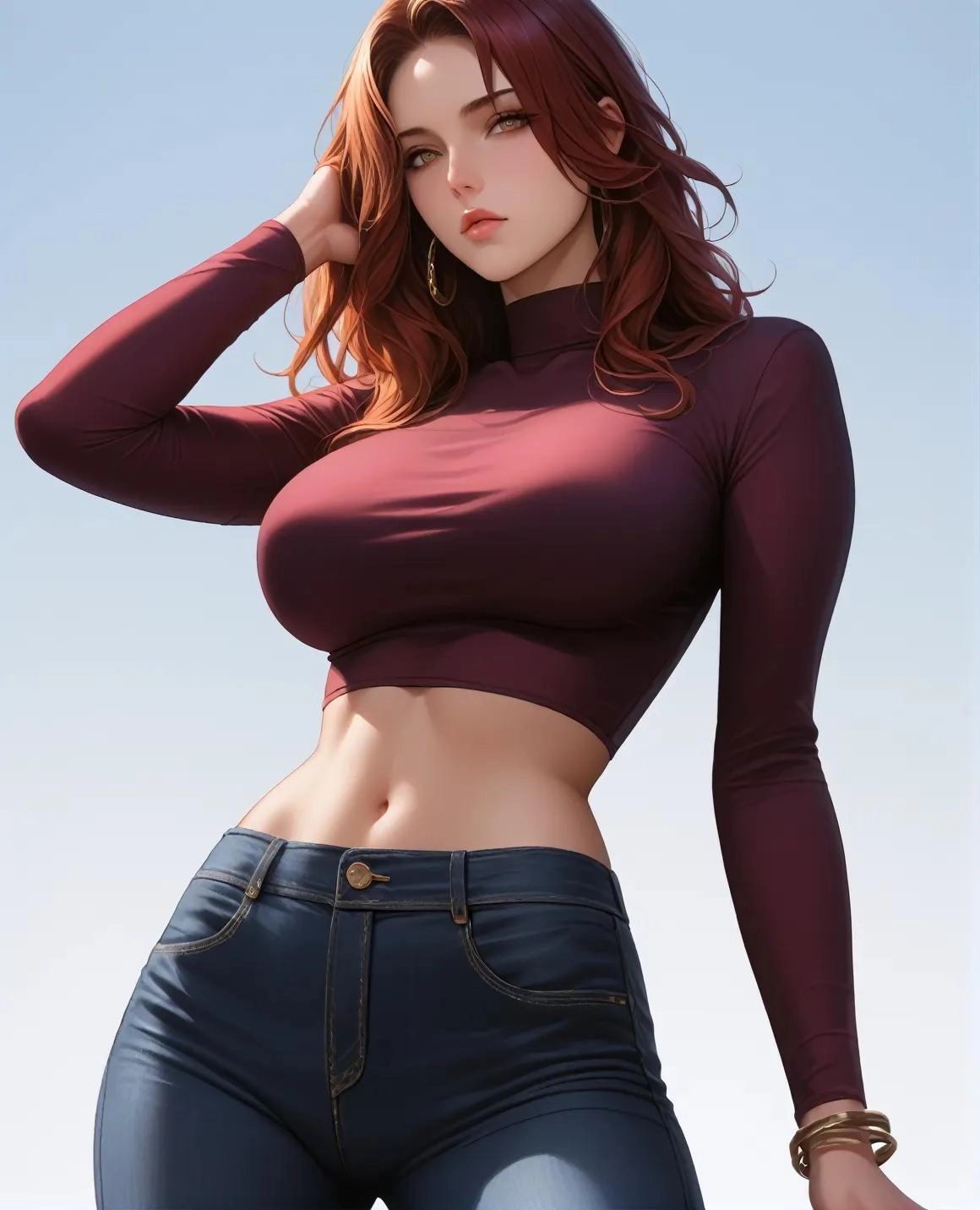 AI眼中的欧美冷峻美女 - 万事屋 | 生活·动漫·娱乐综合社区-银魂同好聚集地