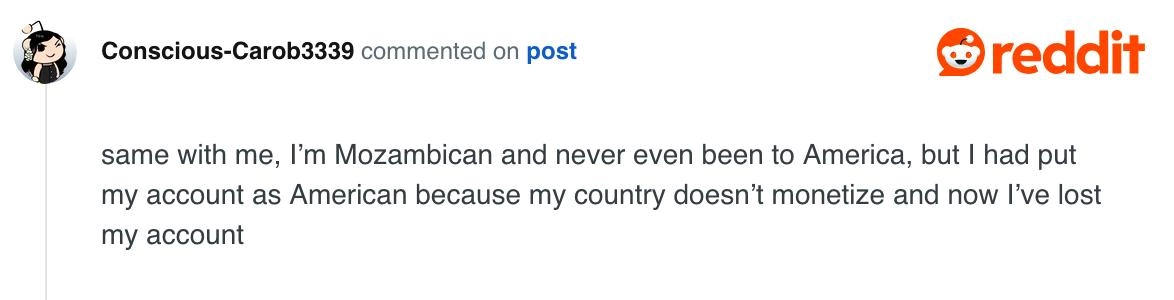 TikTok的停服也影响到了部分非美国用户