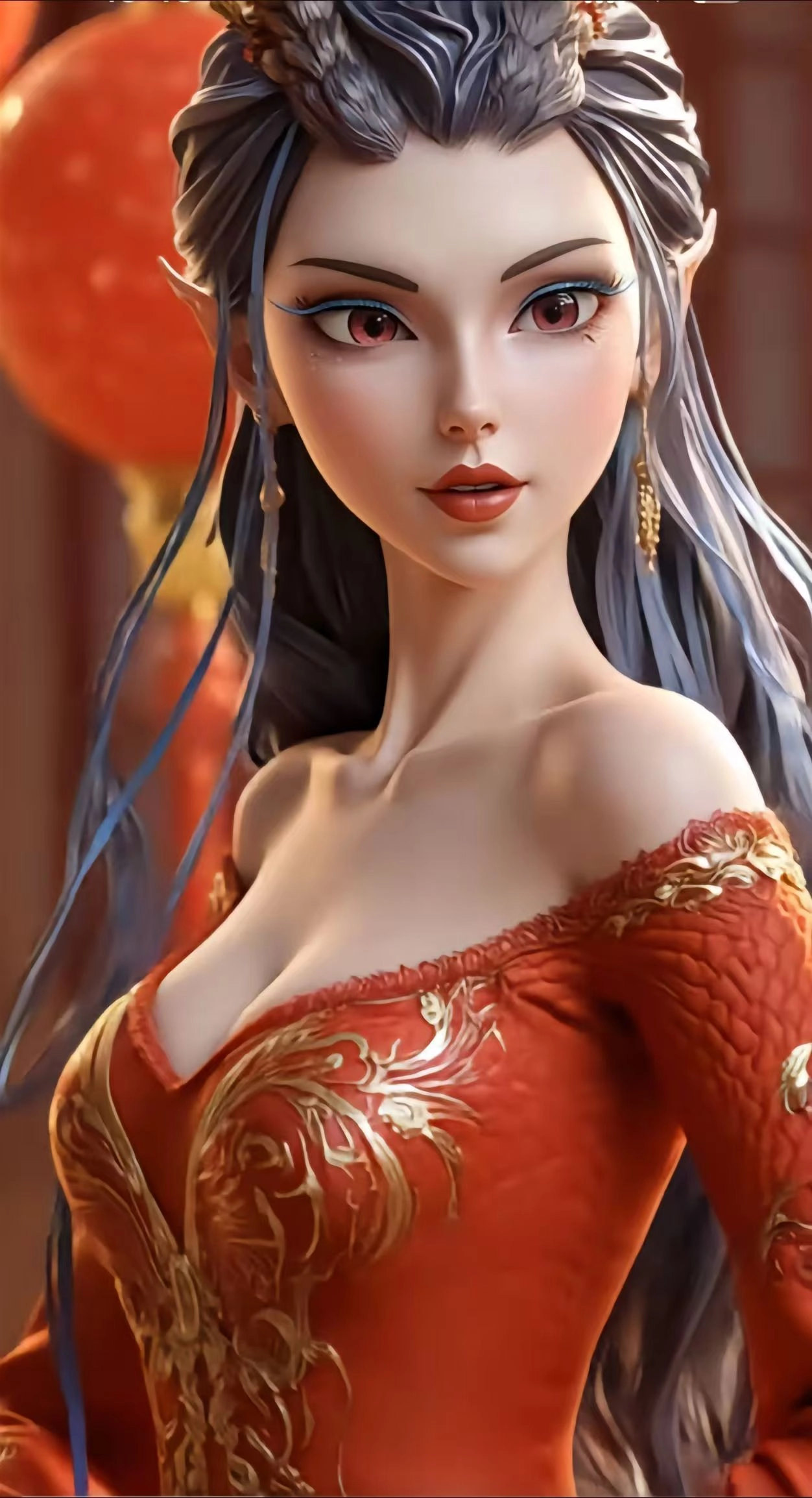 哪吒2中的敖丙姑姑敖闰做手机和电脑壁纸都是很漂亮的！ - 万事屋 | 生活·动漫·娱乐综合社区-银魂同好聚集地