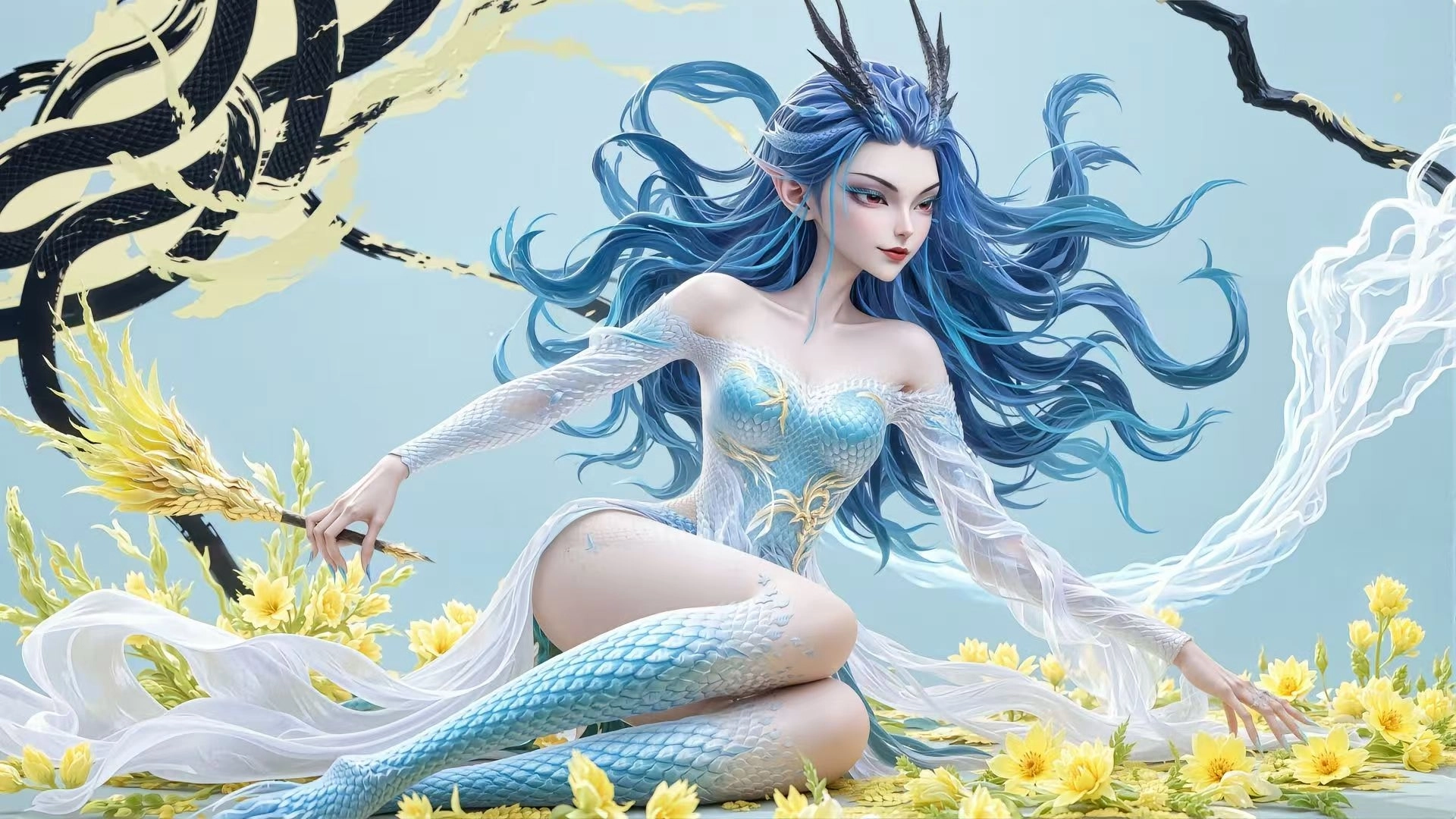 图片[75] - 哪吒2中的敖丙姑姑敖闰做手机和电脑壁纸都是很漂亮的！ - 美图壁纸银魂 - 大众生活 - 万事屋 | 生活·动漫·娱乐综合社区-银魂同好聚集地