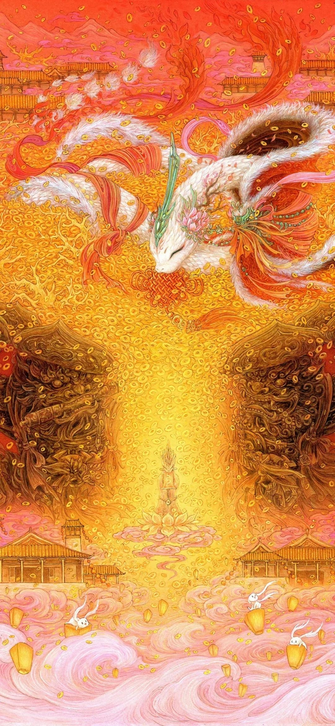 分享一些手机壁纸，比如，黄金万两！ - 万事屋 | 生活·动漫·娱乐综合社区-银魂同好聚集地