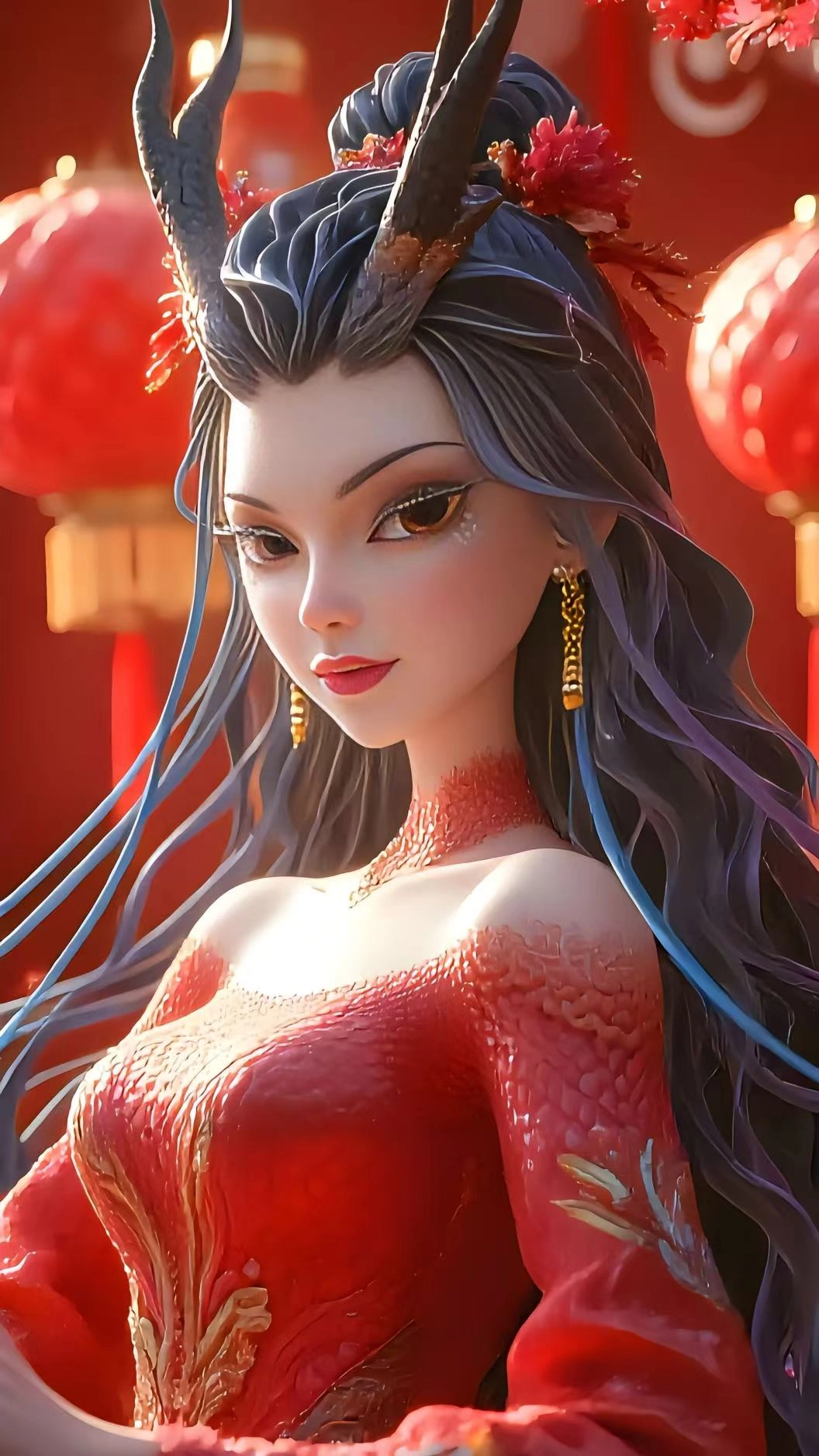 图片[8] - 哪吒2中的敖丙姑姑敖闰做手机和电脑壁纸都是很漂亮的！ - 美图壁纸银魂 - 大众生活 - 万事屋 | 生活·动漫·娱乐综合社区-银魂同好聚集地