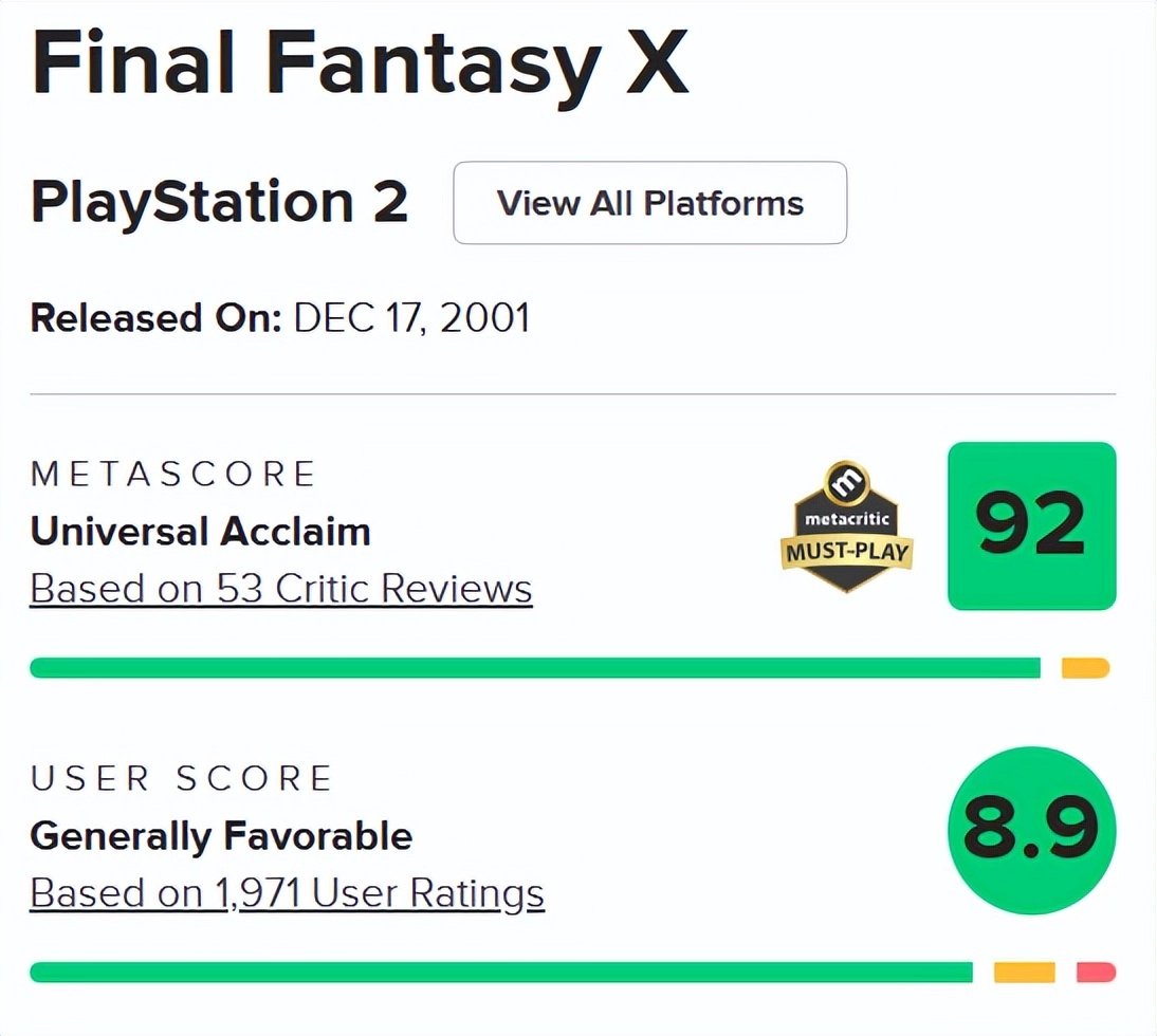 图片[37] - 盘点SE《最终幻想》系列评分最高的游戏，想象中的《FF7》不是第一哦！ - 游戏厅银魂 - 万事屋 | 生活·动漫·娱乐综合社区-银魂同好聚集地
