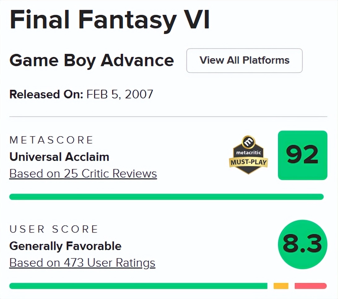 图片[29] - 盘点SE《最终幻想》系列评分最高的游戏，想象中的《FF7》不是第一哦！ - 游戏厅银魂 - 万事屋 | 生活·动漫·娱乐综合社区-银魂同好聚集地