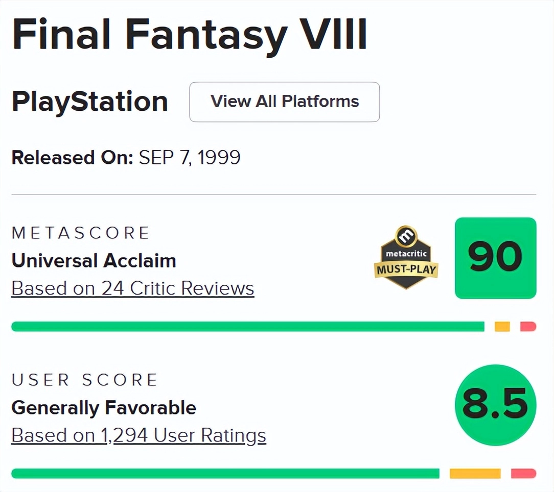 图片[21] - 盘点SE《最终幻想》系列评分最高的游戏，想象中的《FF7》不是第一哦！ - 游戏厅银魂 - 万事屋 | 生活·动漫·娱乐综合社区-银魂同好聚集地