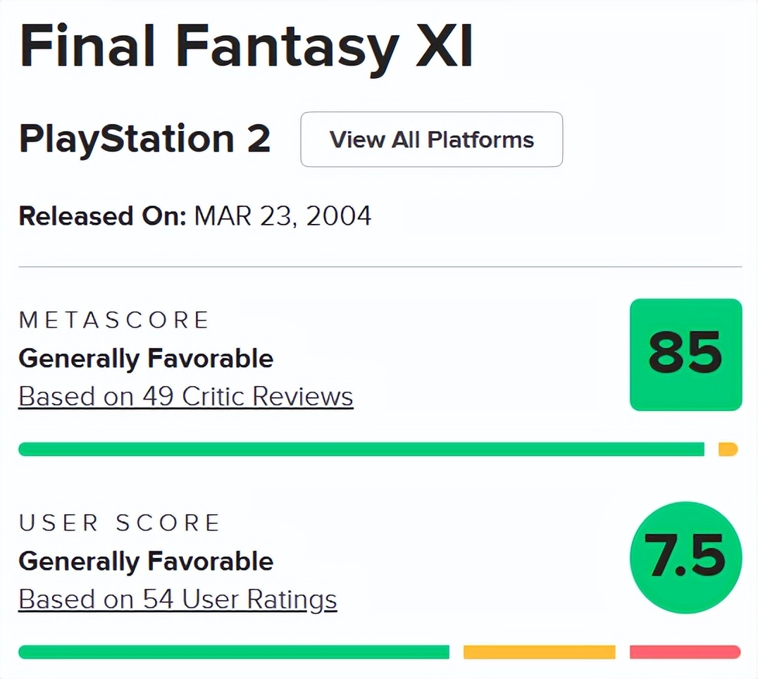 图片[9] - 盘点SE《最终幻想》系列评分最高的游戏，想象中的《FF7》不是第一哦！ - 游戏厅银魂 - 万事屋 | 生活·动漫·娱乐综合社区-银魂同好聚集地