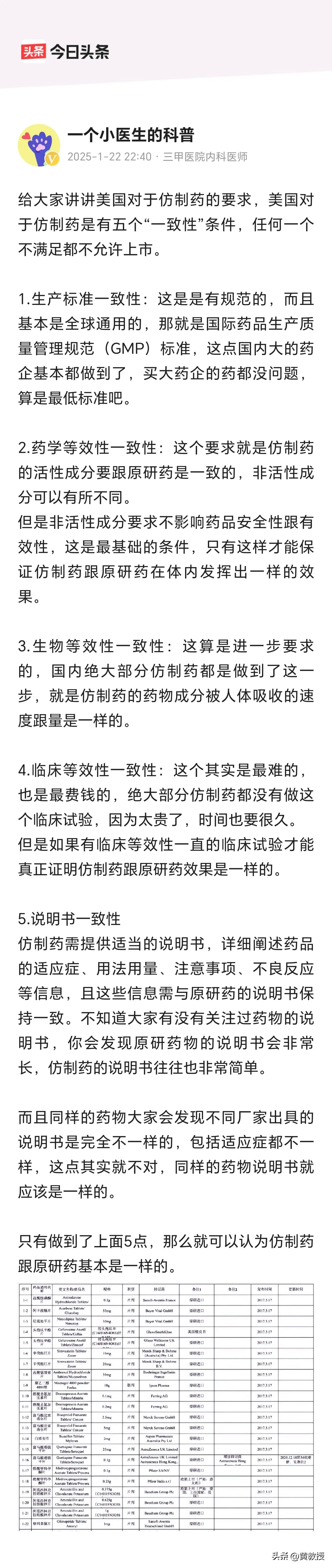 一个医生关于仿制药的科普 - 生活银魂 - 大众生活 - 万事屋 | 生活·动漫·娱乐综合社区-银魂同好聚集地