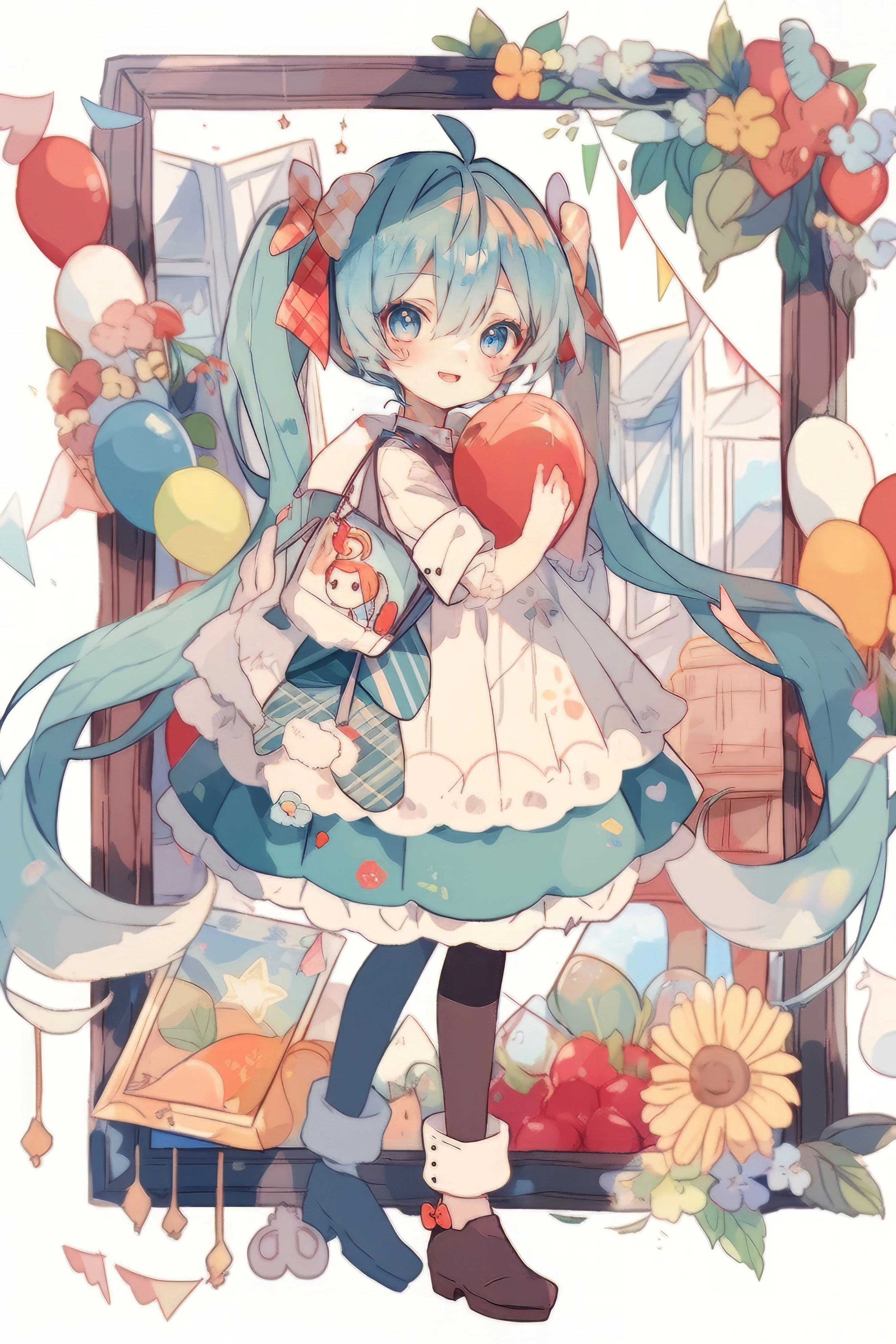 网友制作的二次元妹子精美壁纸