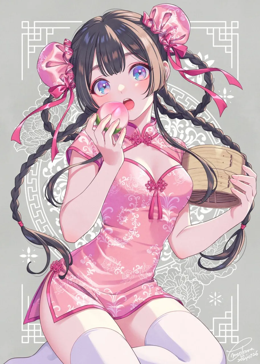 二次元旗袍少女壁纸分享，竖屏的那种 - 万事屋 | 生活·动漫·娱乐综合社区-银魂同好聚集地