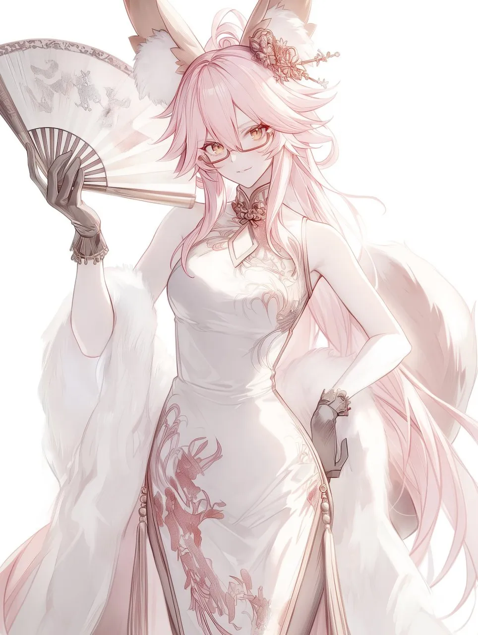 二次元旗袍少女壁纸分享，竖屏的那种 - 万事屋 | 生活·动漫·娱乐综合社区-银魂同好聚集地