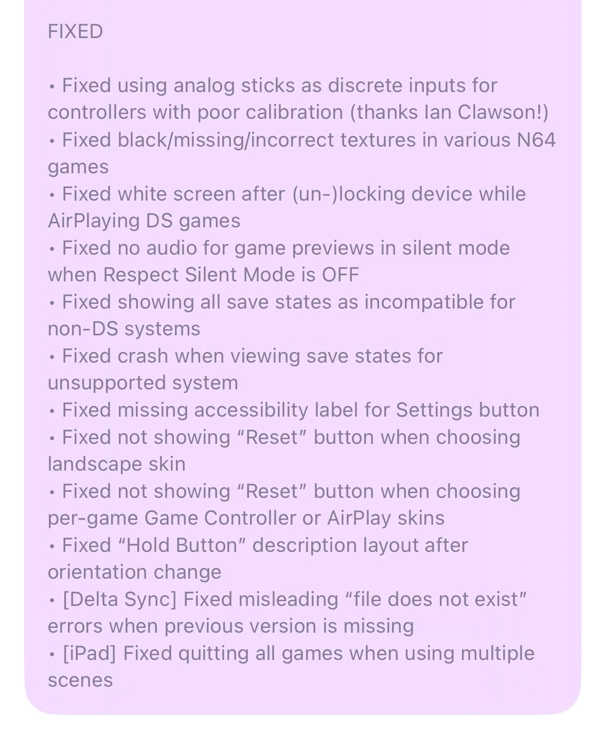 iOS/iPadOS开源游戏模拟器Delta 1.7更新:首次支持任天堂DS游戏多人联机