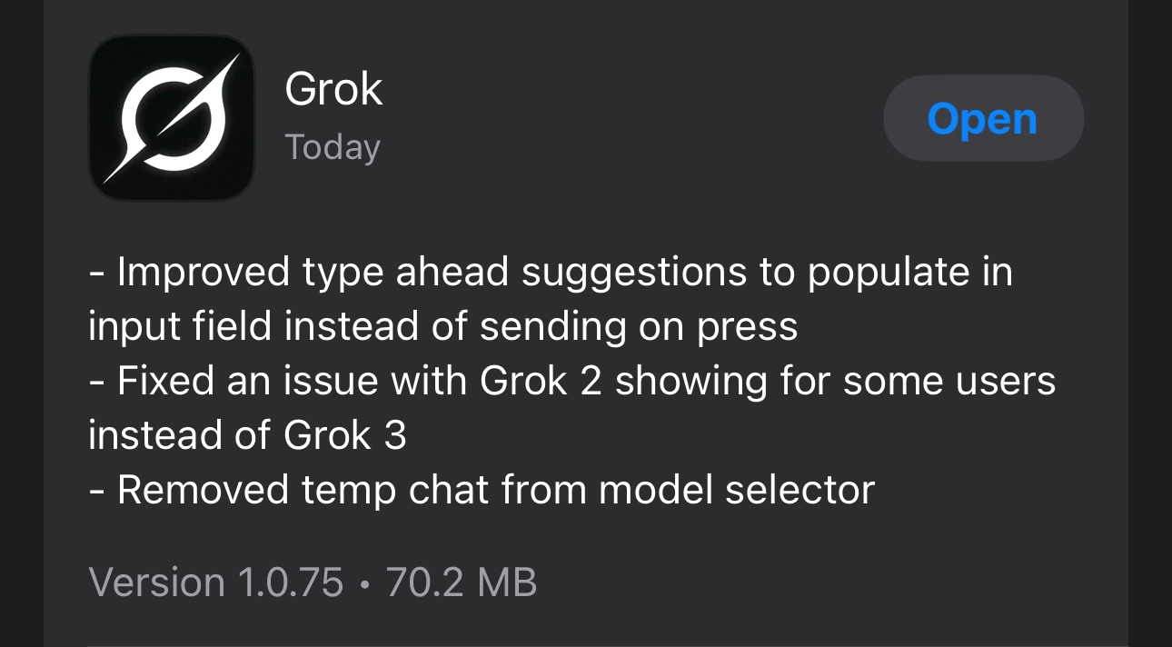 Grok for iOS又更新了 - 软件交流银魂 - 科技改变生活 - 万事屋 | 生活·动漫·娱乐综合社区-银魂同好聚集地