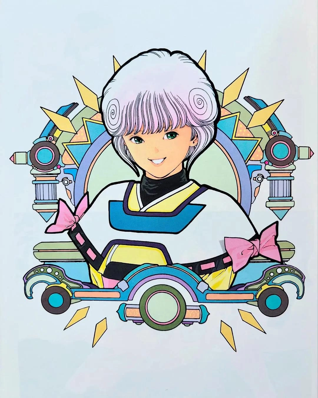 有人说这位是当年最会画屁股的大神，桂正和插画作品一组