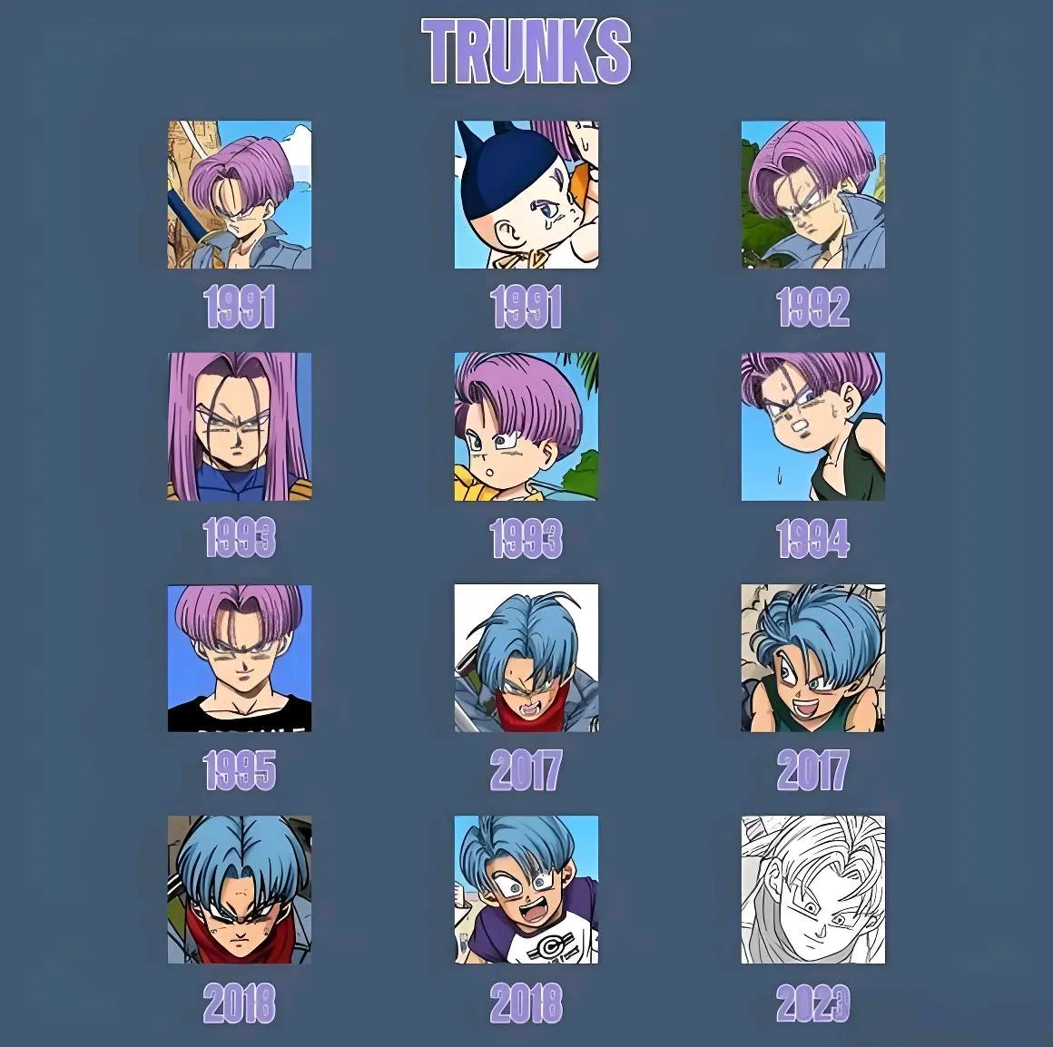 龙珠人物的变化图 - 万事屋 | 生活·动漫·娱乐综合社区-银魂同好聚集地