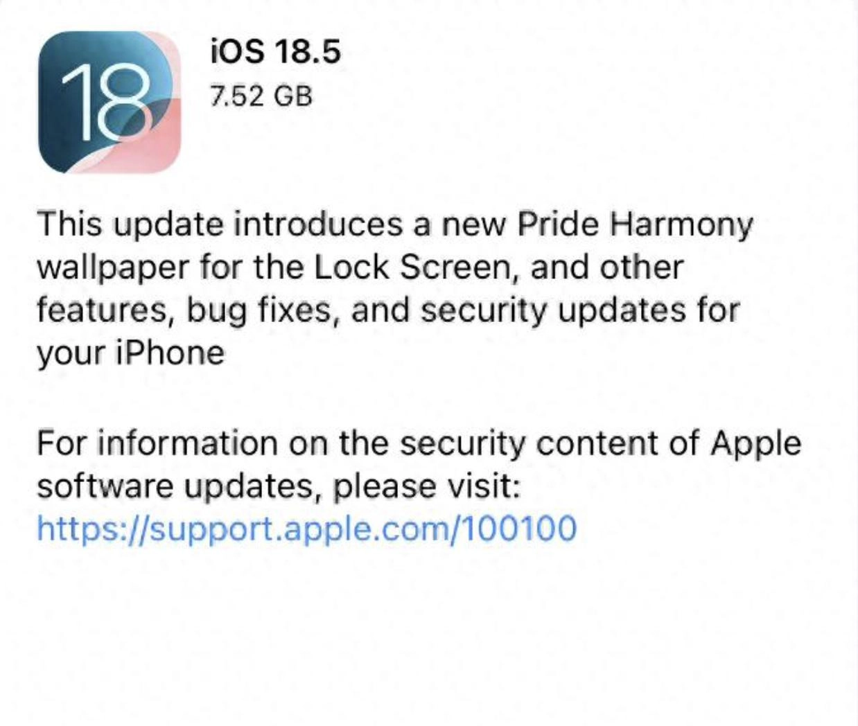 iOS18.5准正式版推送，包体达7.52GB，老机型淘汰信号越来越明显 - 万事屋 | 生活·动漫·娱乐综合社区-银魂同好聚集地