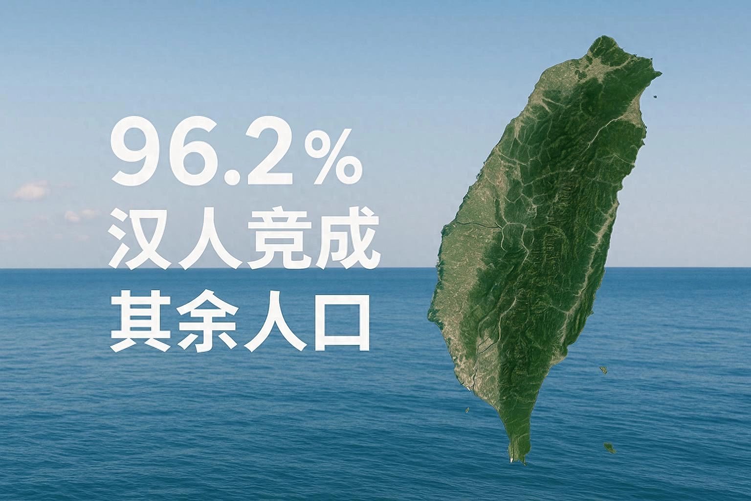 汉族被消失:汉人占96.2%却被台湾当局称为其余人口