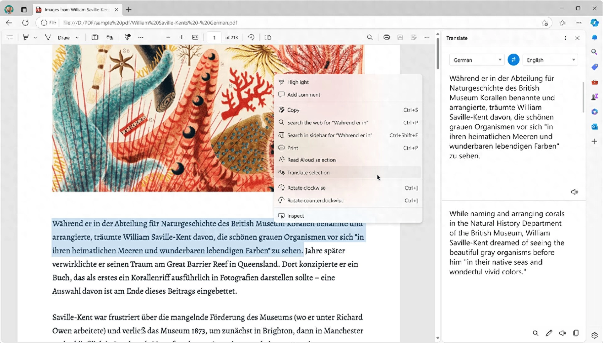 Microsoft Edge 即将推出翻译完整 PDF 文档的功能 - 万事屋 | 生活·动漫·娱乐综合社区-银魂同好聚集地