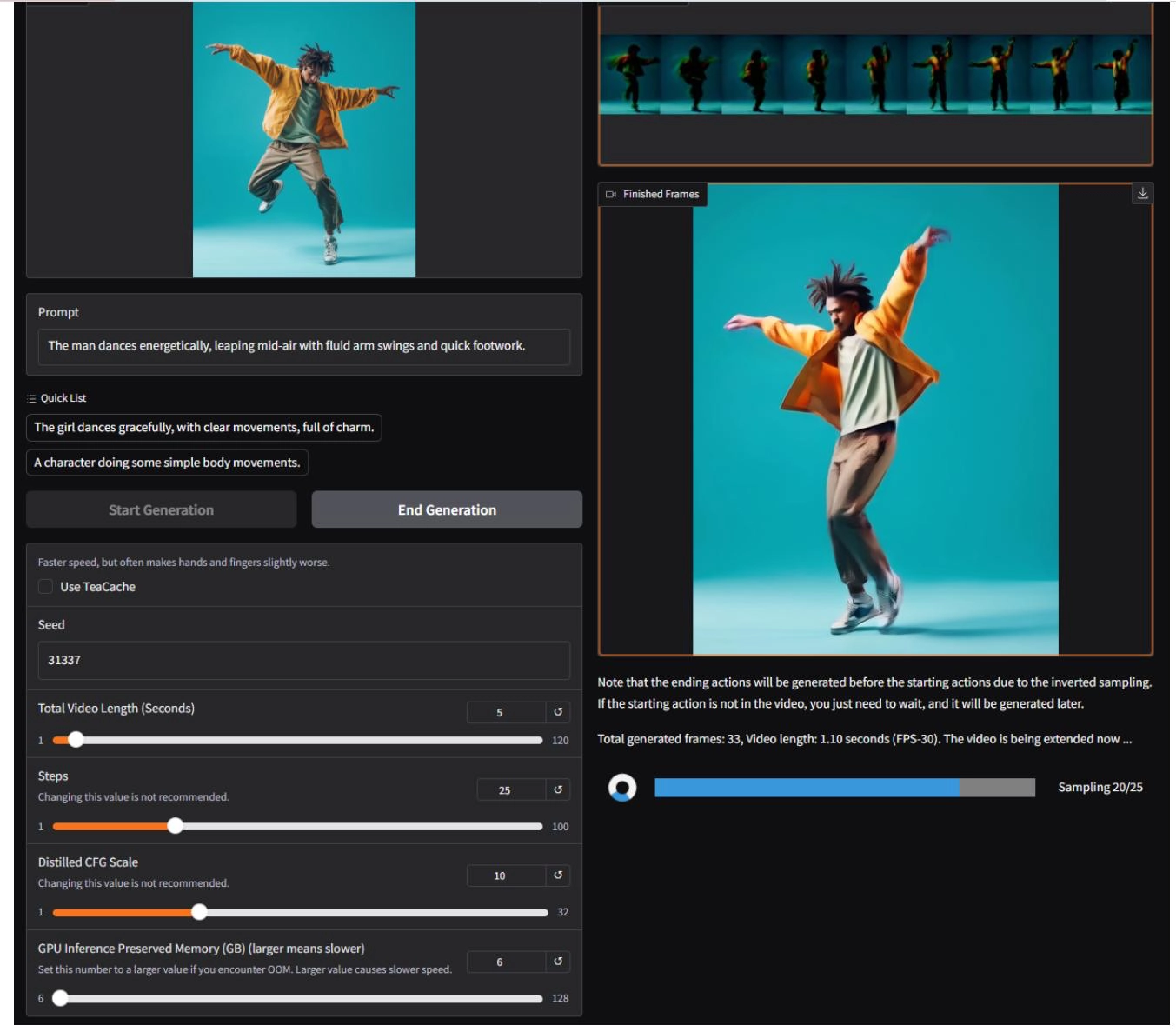 能在笔记本GPU上高效生成视频的模型：FramePack - 万事屋 | 生活·动漫·娱乐综合社区-银魂同好聚集地