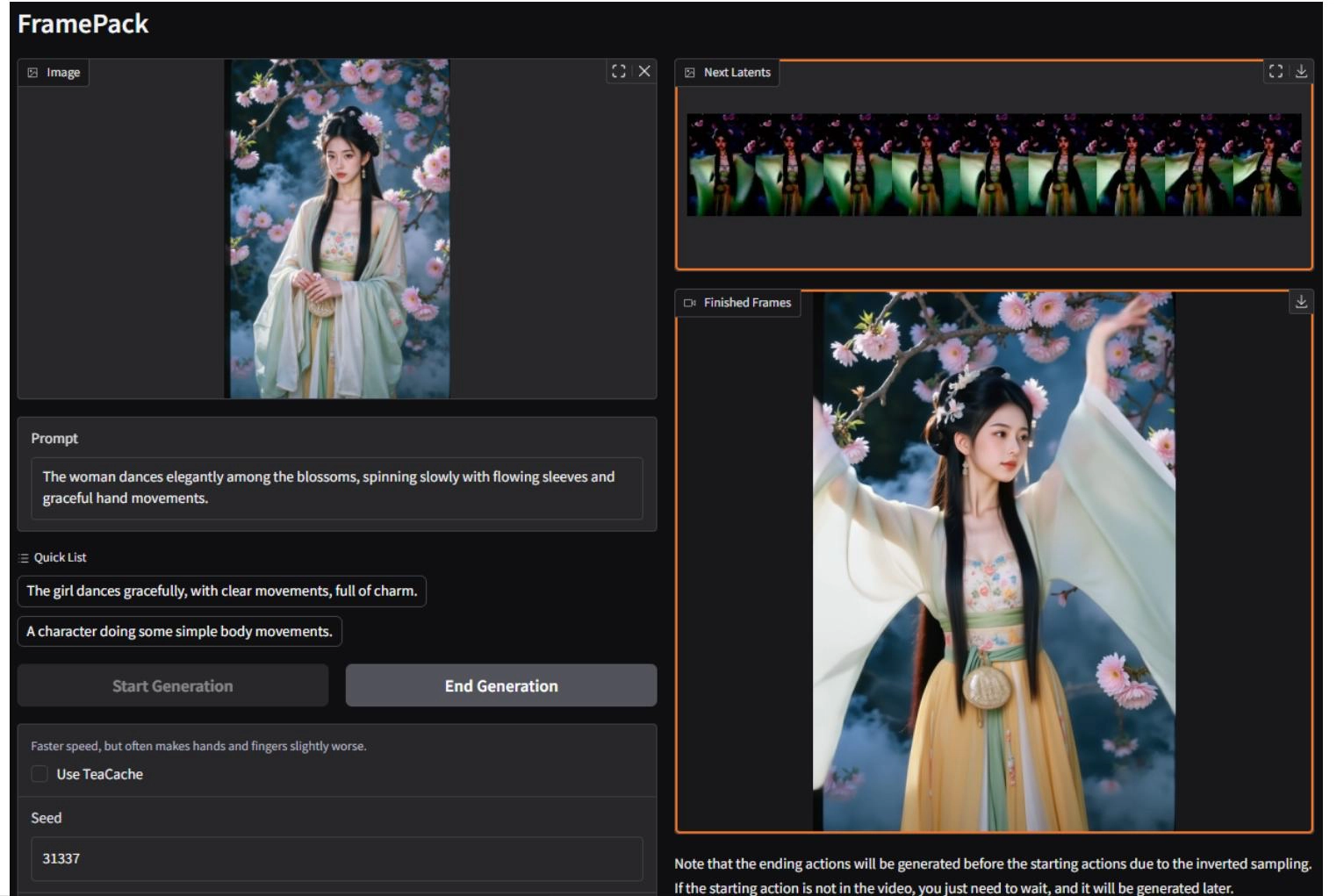 能在笔记本GPU上高效生成视频的模型：FramePack - 万事屋 | 生活·动漫·娱乐综合社区-银魂同好聚集地