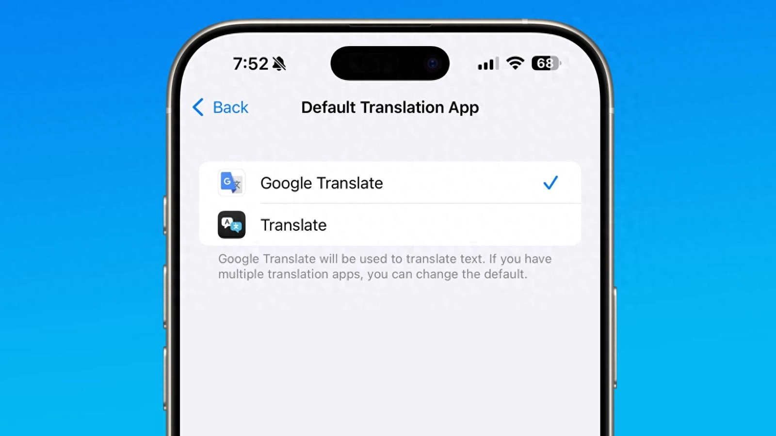 Google 翻译现可成为 iPhone 和 iPad 上的默认翻译应用 - 万事屋 | 生活·动漫·娱乐综合社区-银魂同好聚集地