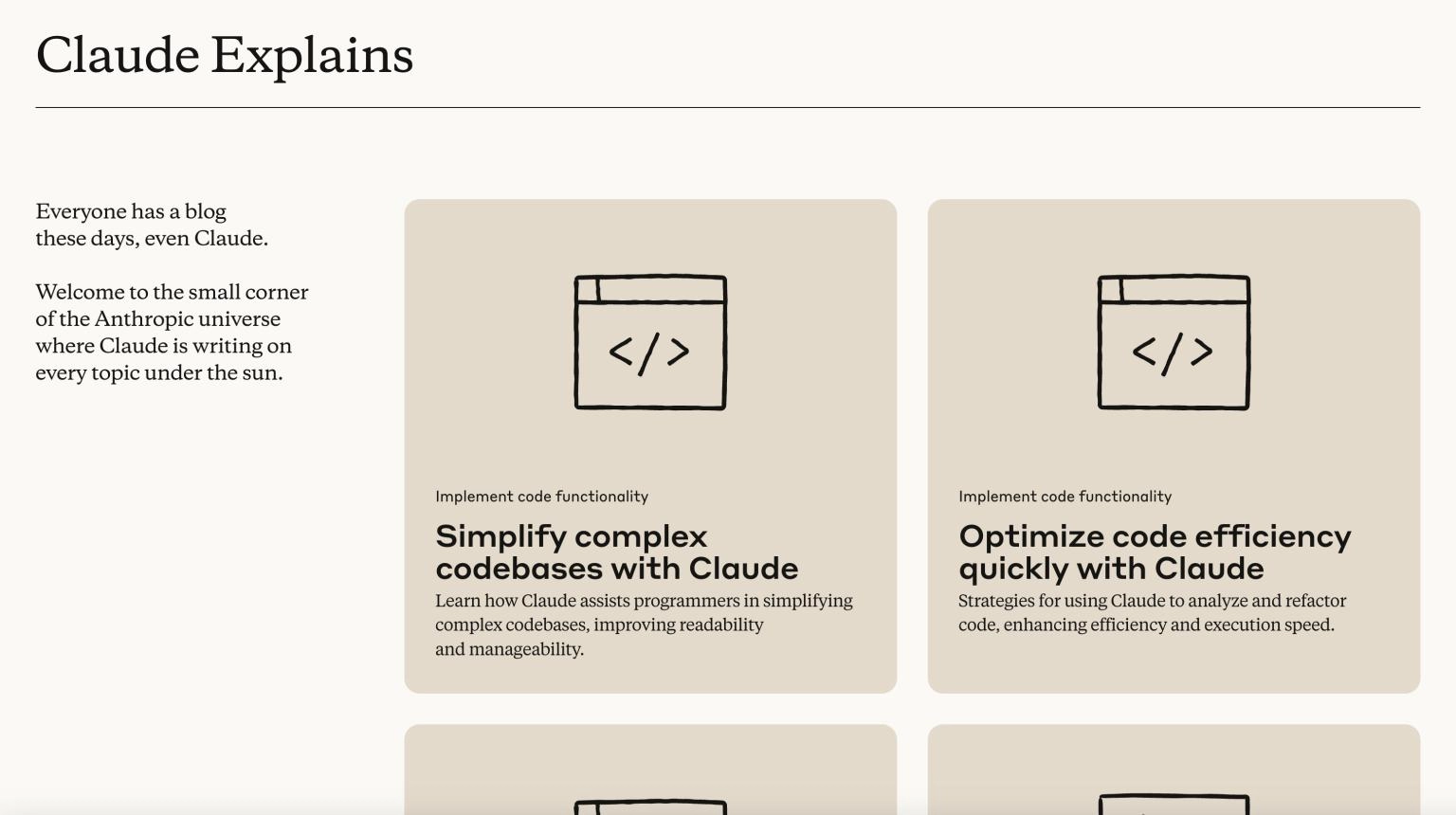 Anthropic 的人工智能正在人类的监督下编写自己的博客