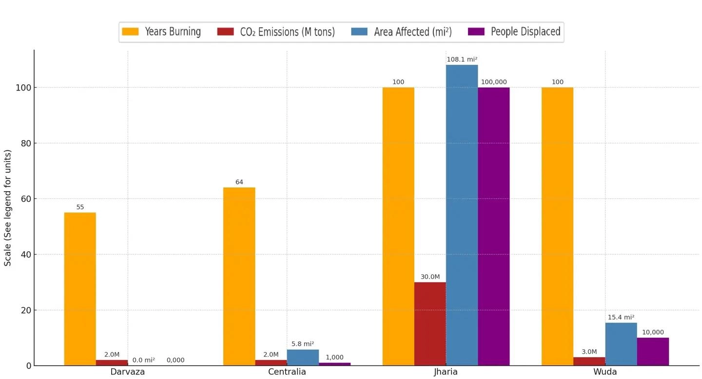 54年后 土库曼斯坦的“地狱之门”开始缓慢关闭