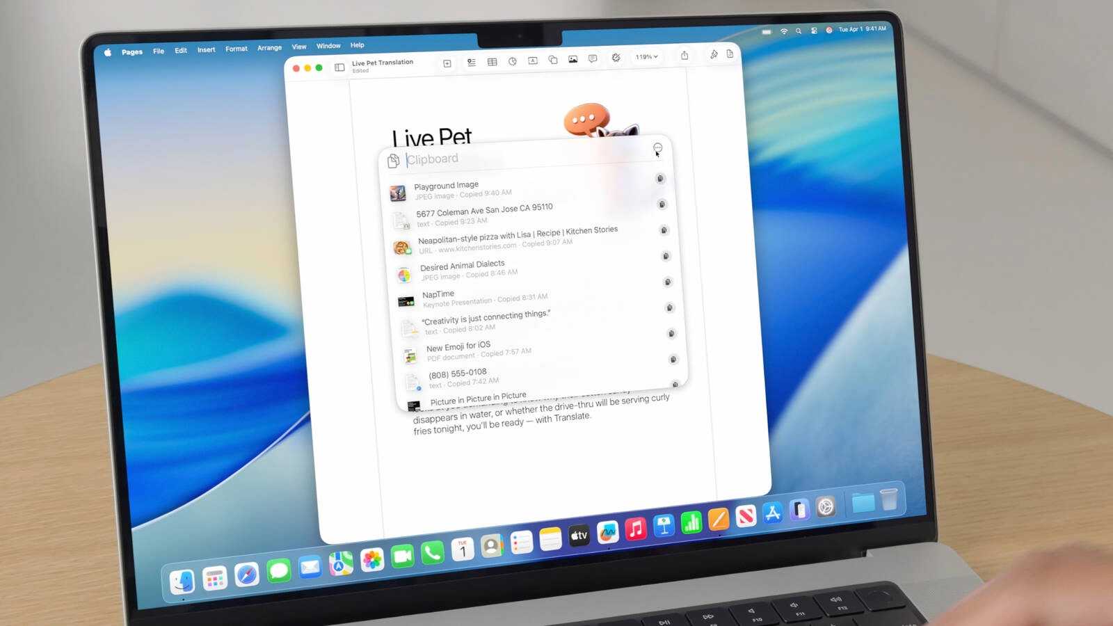 苹果发布macOS Tahoe 全新视觉设计 加强与iPhone应用的联系