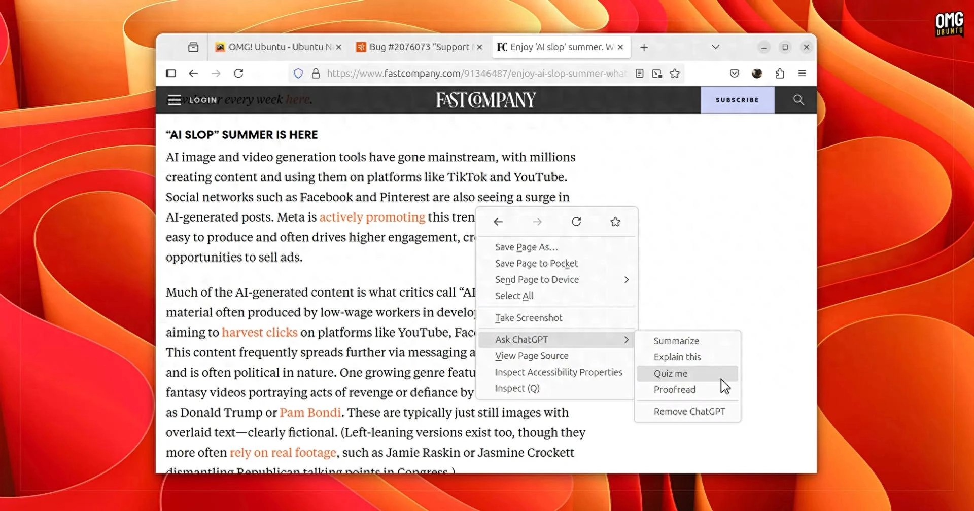 Mozilla Firefox的AI插件Orbit将于本月关闭 上线仅半年 - 万事屋 | 生活·动漫·娱乐综合社区-银魂同好聚集地