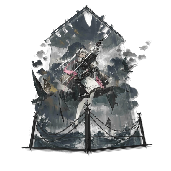 其实鹰角的明日方舟是卖腿的!真的,不信来看看这些六星干员的美腿,不,美图!