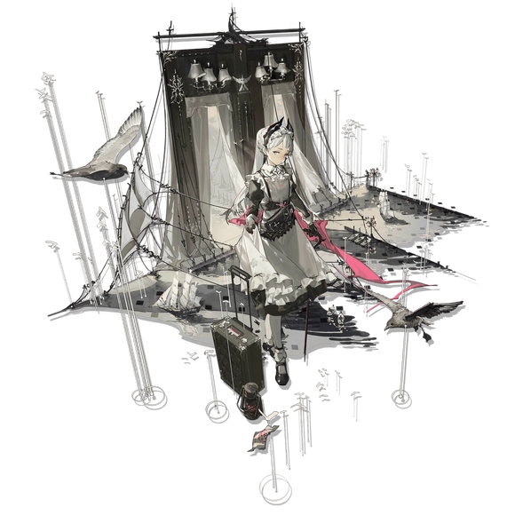 其实鹰角的明日方舟是卖腿的!真的,不信来看看这些六星干员的美腿,不,美图!