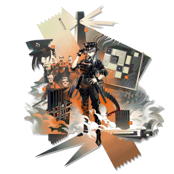 其实鹰角的明日方舟是卖腿的!真的,不信来看看这些六星干员的美腿,不,美图!