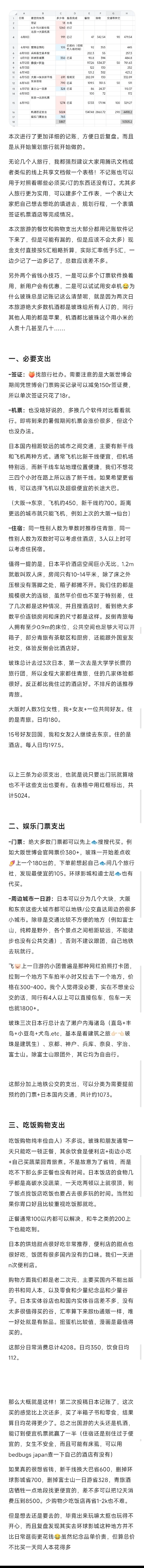 有微博网友分享了日本12天1w元旅游攻略 - 生活银魂 - 大众生活 - 万事屋 | 生活·动漫·娱乐综合社区-银魂同好聚集地