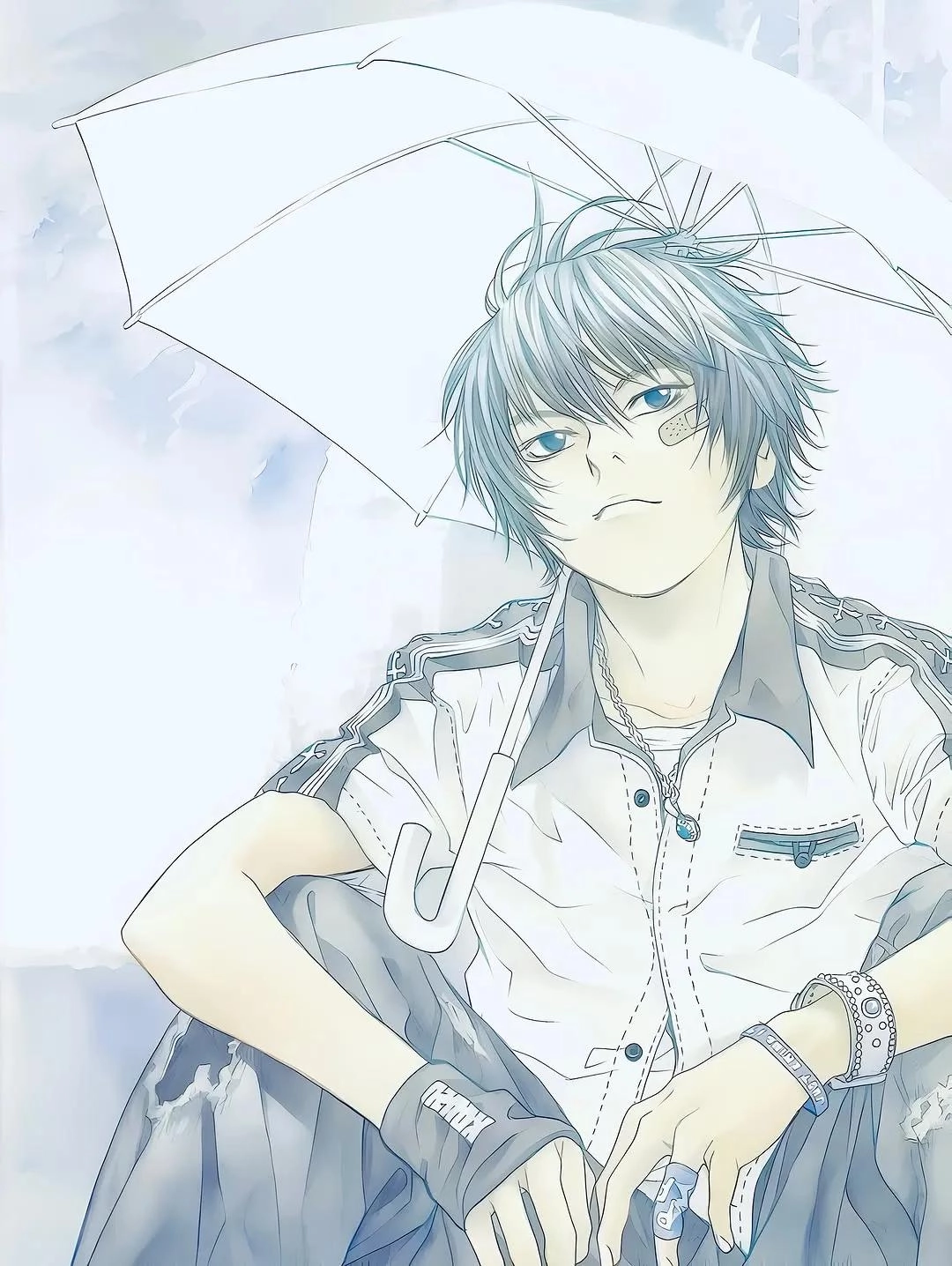 动漫人物插画一组 画师不祥