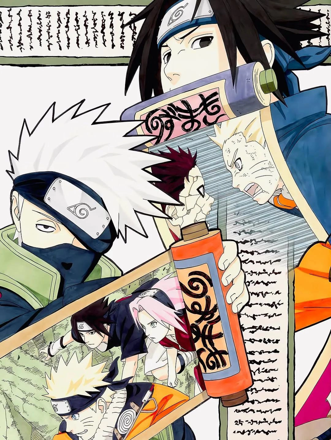 动漫人物插画一组 画师不祥