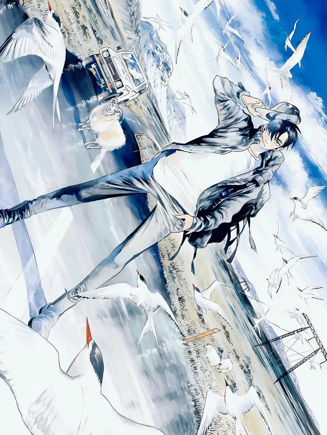 动漫人物插画一组 画师不祥 - 万事屋 | 生活·动漫·娱乐综合社区-银魂同好聚集地