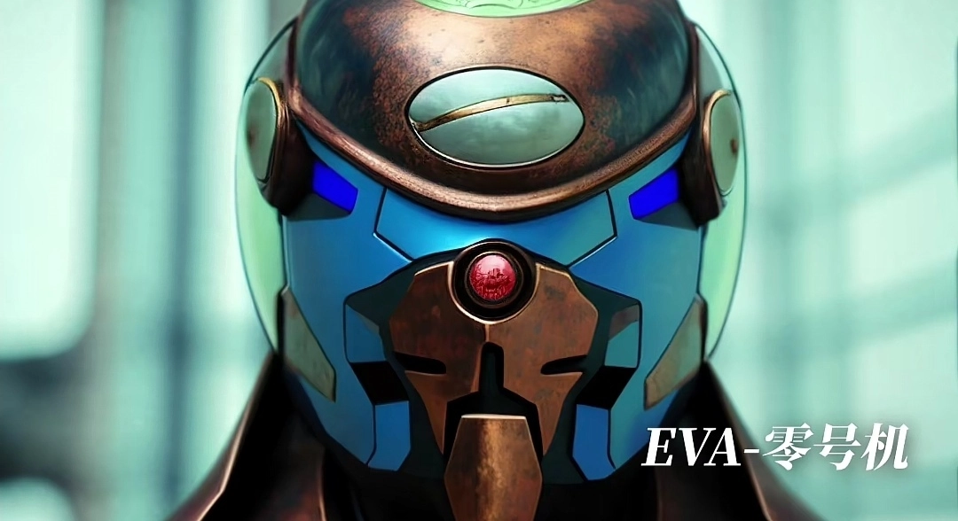 有粉丝用AI去渲染还原《EVA》中的“使徒”们,你觉得变帅了吗?