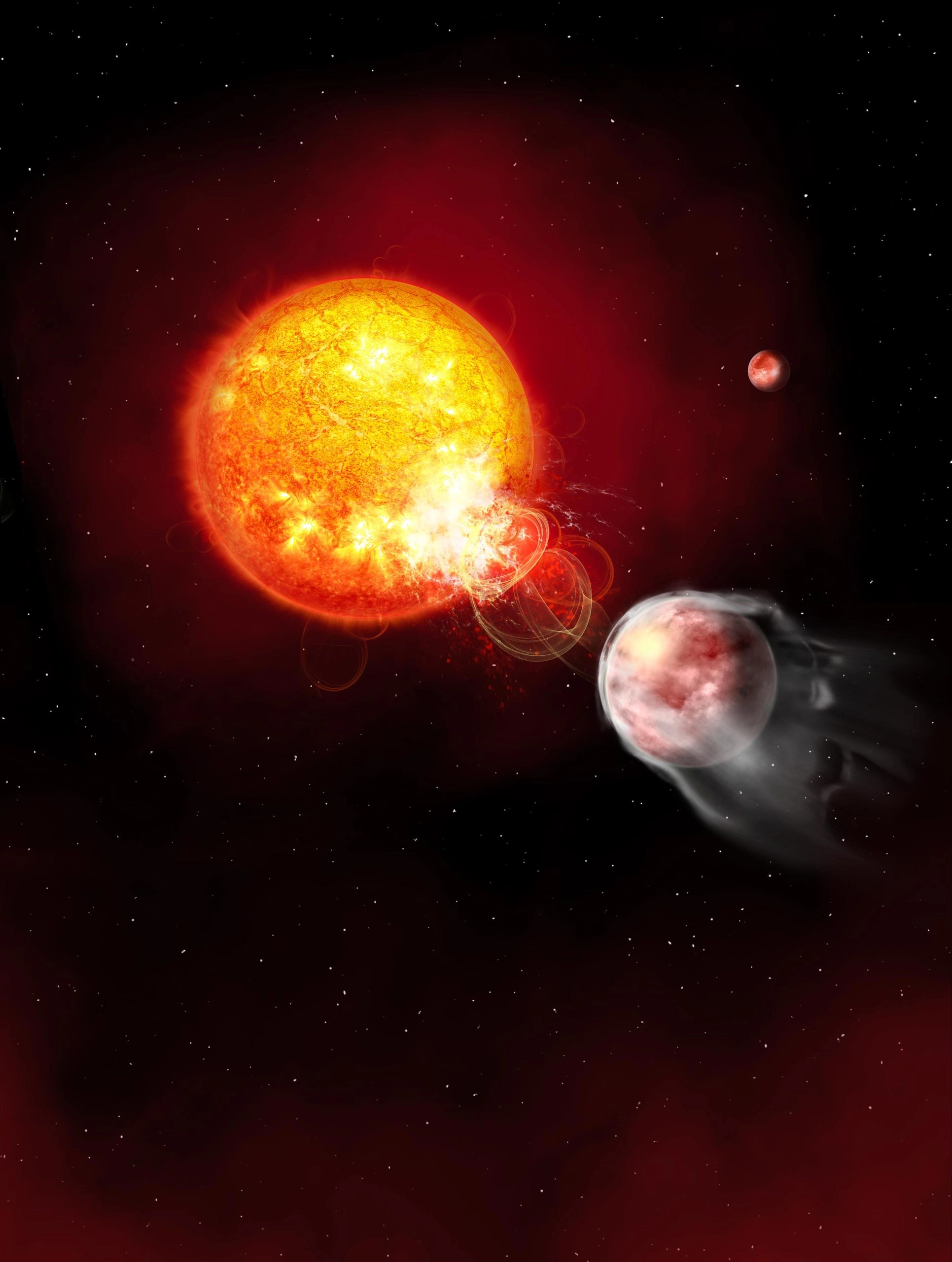 天文学家发现一颗正在慢慢自我毁灭的行星