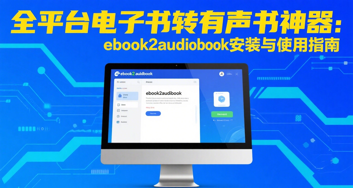 全平台电子书转有声书神器：ebook2audiobook安装与使用指南 - 软件交流银魂 - 科技改变生活 - 万事屋 | 生活·动漫·娱乐综合社区-银魂同好聚集地