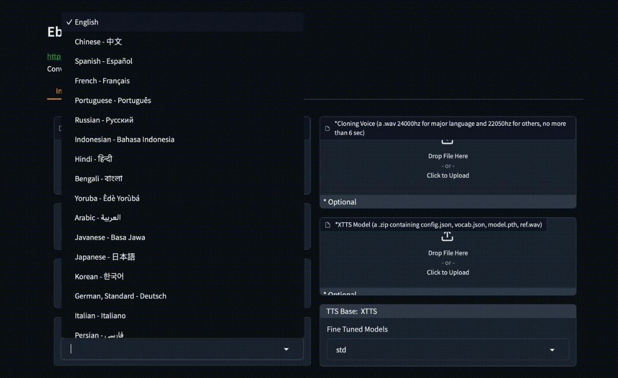 让电子书一键变有声书 ——ebook2audiobook：颠覆阅读体验的开源神器