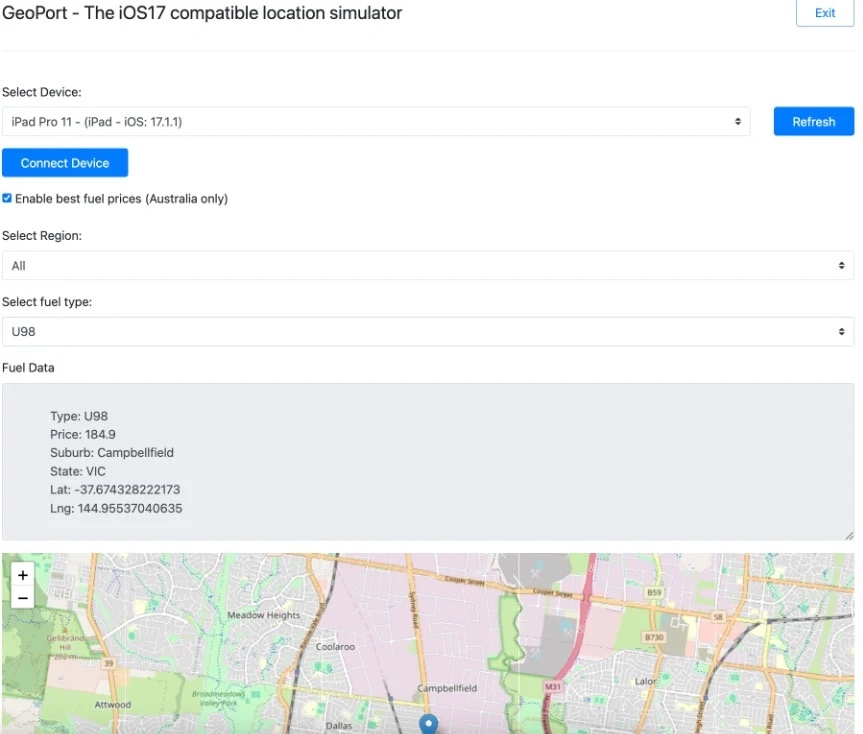 GeoPort虚拟定位神器评测:一键伪装全球位置,支持iOS 18与无线连接!