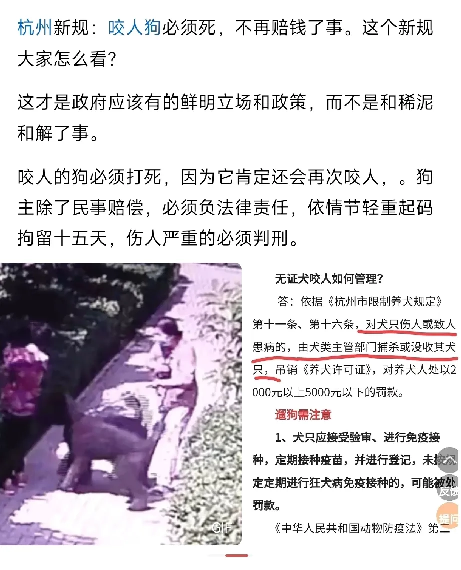 杭州新规狗咬人必须死 - 生活银魂 - 大众生活 - 万事屋 | 生活·动漫·娱乐综合社区-银魂同好聚集地