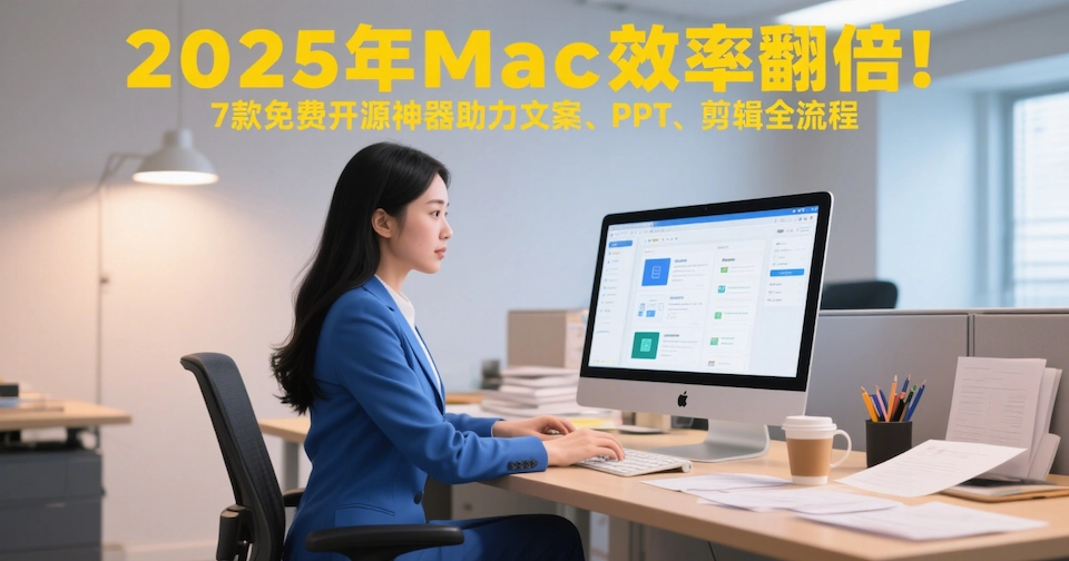 2025年Mac效率翻倍！7款免费开源神器助力文案、PPT、剪辑全流程 - 软件交流银魂 - 科技改变生活 - 万事屋 | 生活·动漫·娱乐综合社区-银魂同好聚集地