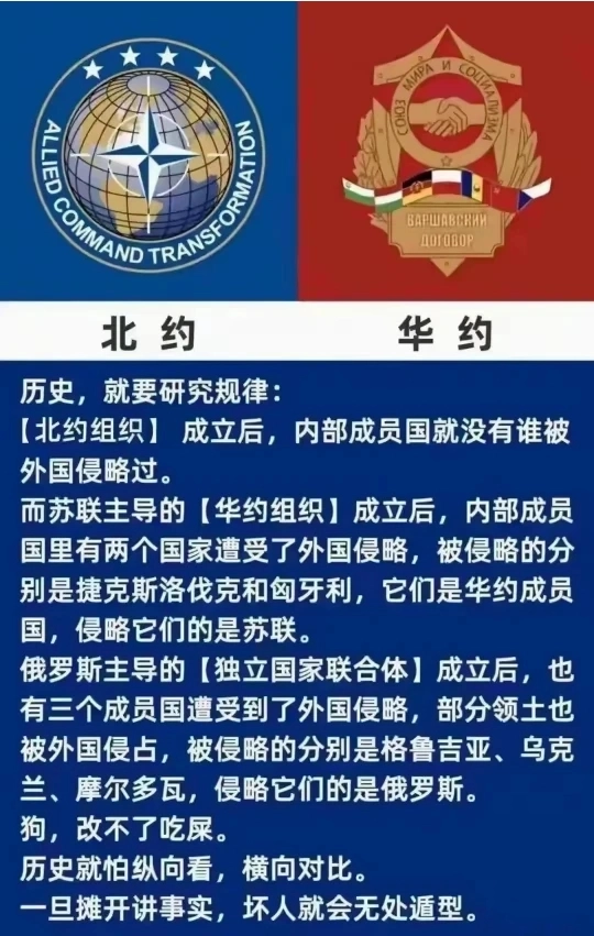 历史，就要研究规律，比如北约和华约，再比如俄罗斯 - 吐槽银魂 - 大众生活 - 万事屋 | 生活·动漫·娱乐综合社区-银魂同好聚集地