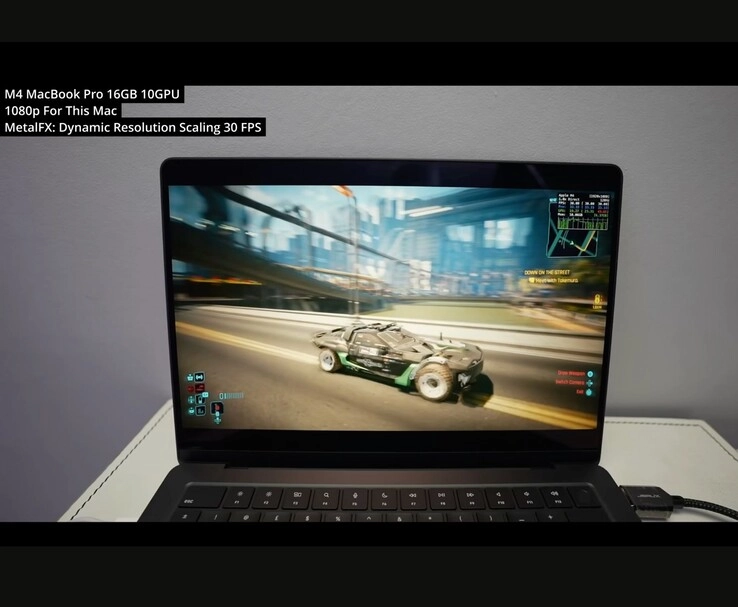 赛博朋克 2077MacBook Pro/Air 性能测试: M1、M1 Max、M3 Max 及 M4 芯片