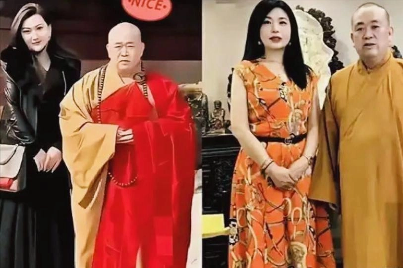 李湘没料到,释永信塌房后,自己就因为一张“黑丝短裙照”被牵连