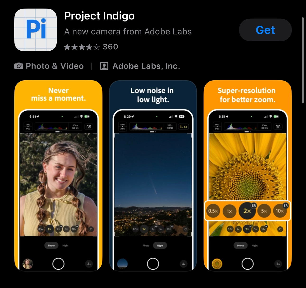 Adobe良心到让人怀疑人生的免费拍照应用：Indigo - 万事屋 | 生活·动漫·娱乐综合社区-银魂同好聚集地
