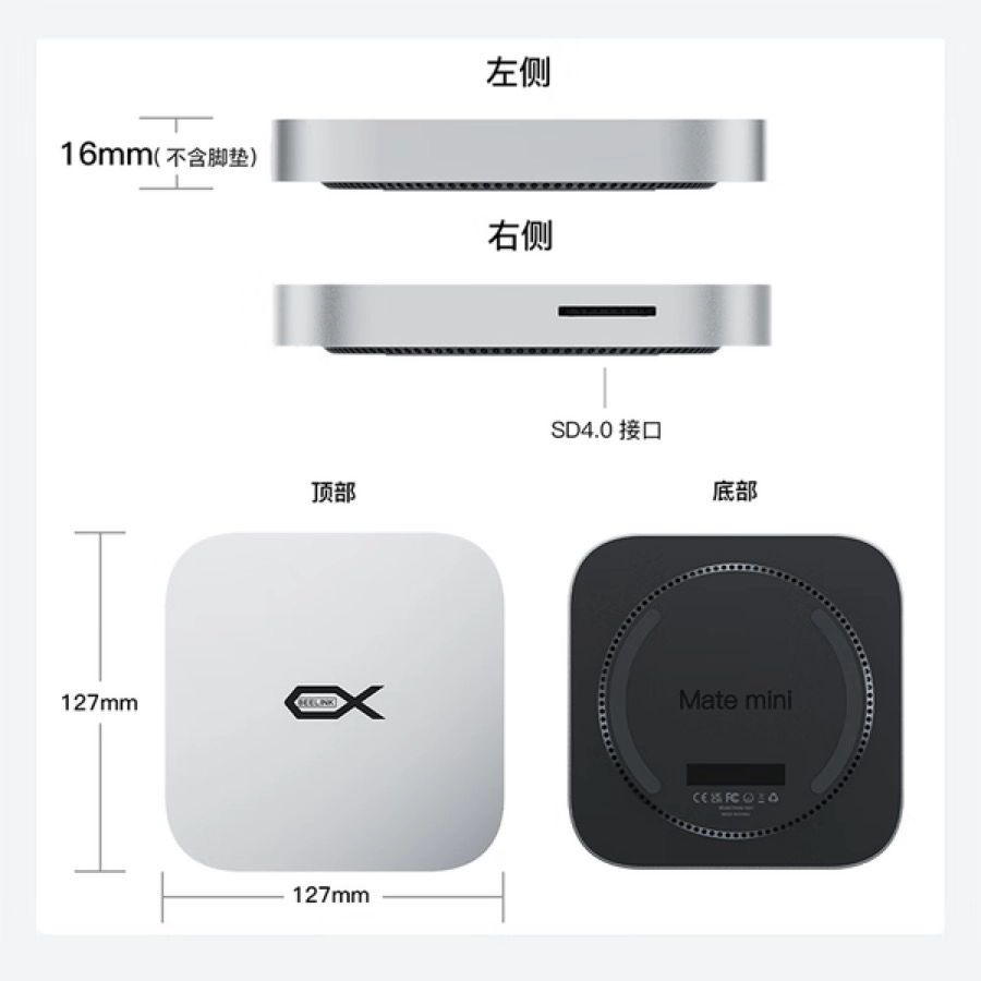 零刻Mate Mini扩展坞评测：Mac mini闪存翻倍、接口翻倍、颜值翻倍，一贴解千愁