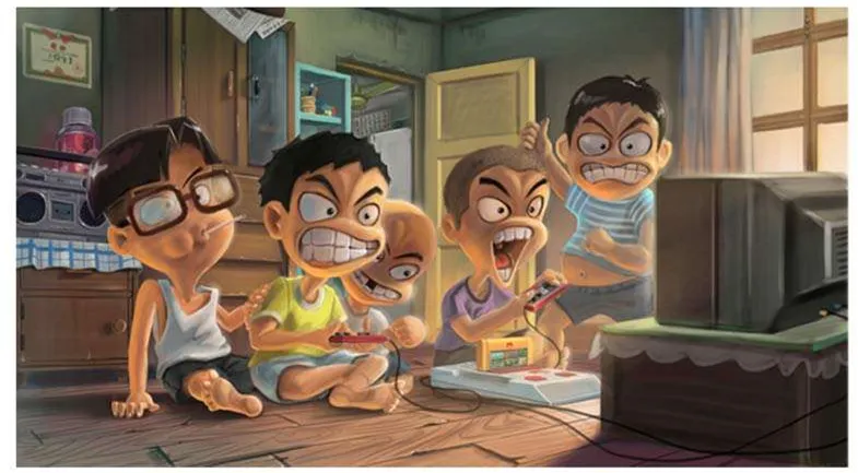 那些年的回忆,童年的平机快乐