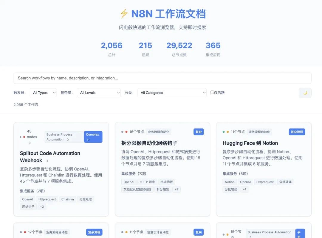 斩获 2 万多 Star!国外老哥把全网 n8n 工作流都开源了